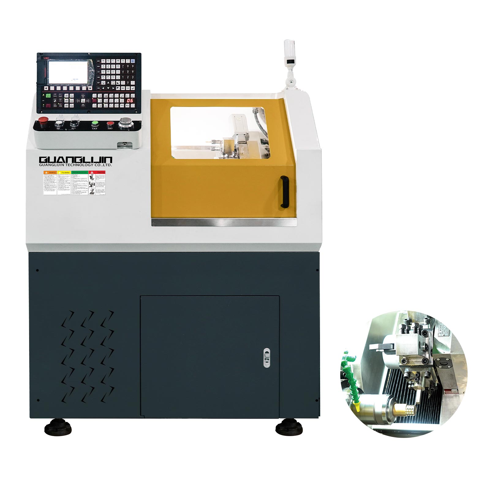 Industrial G2-200 Two-Axis Horizontal Lathe Machine for Precision Turning