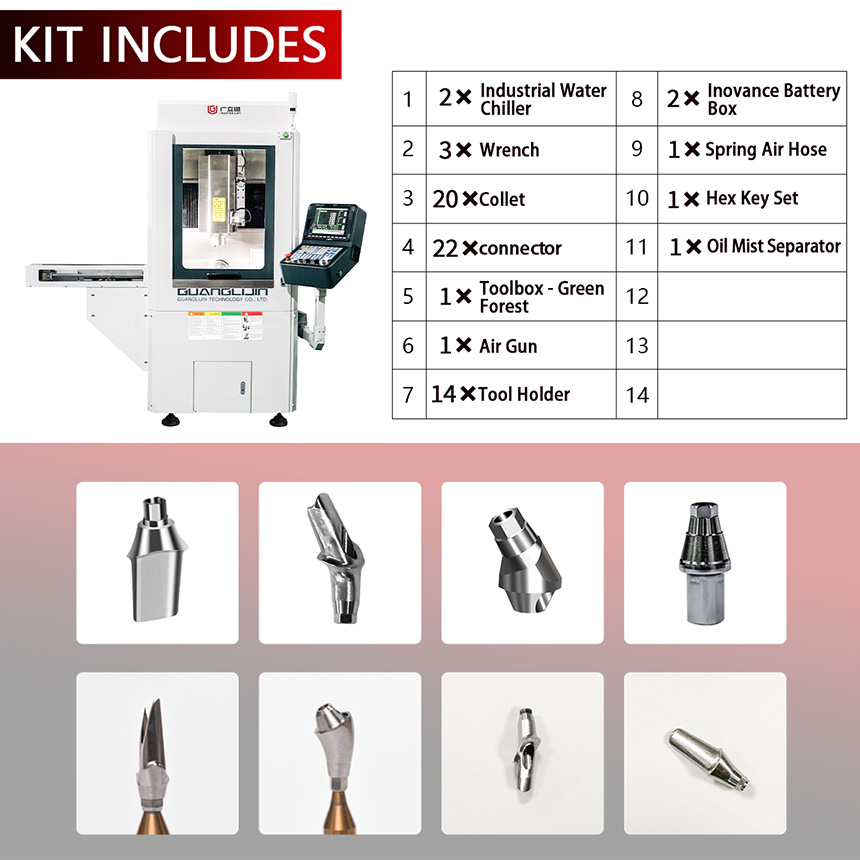 F50 Medical special turning and milling machine