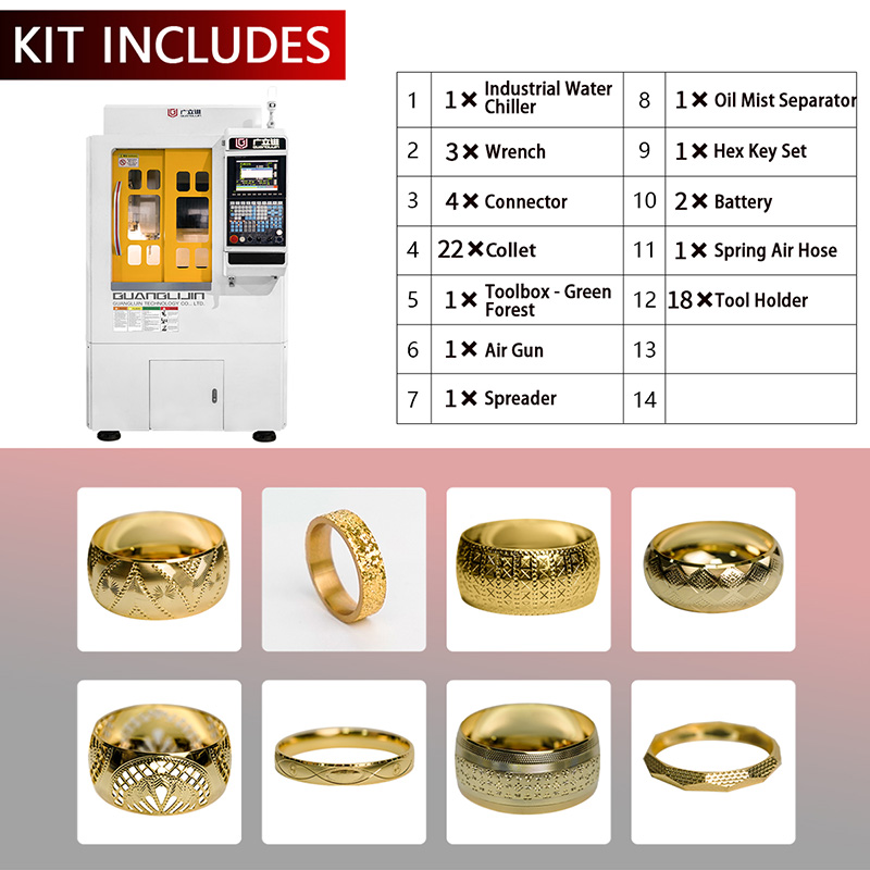 G5-500 Jewelry Engraving And Milling Five-Axis Turning And Milling Compound Machine