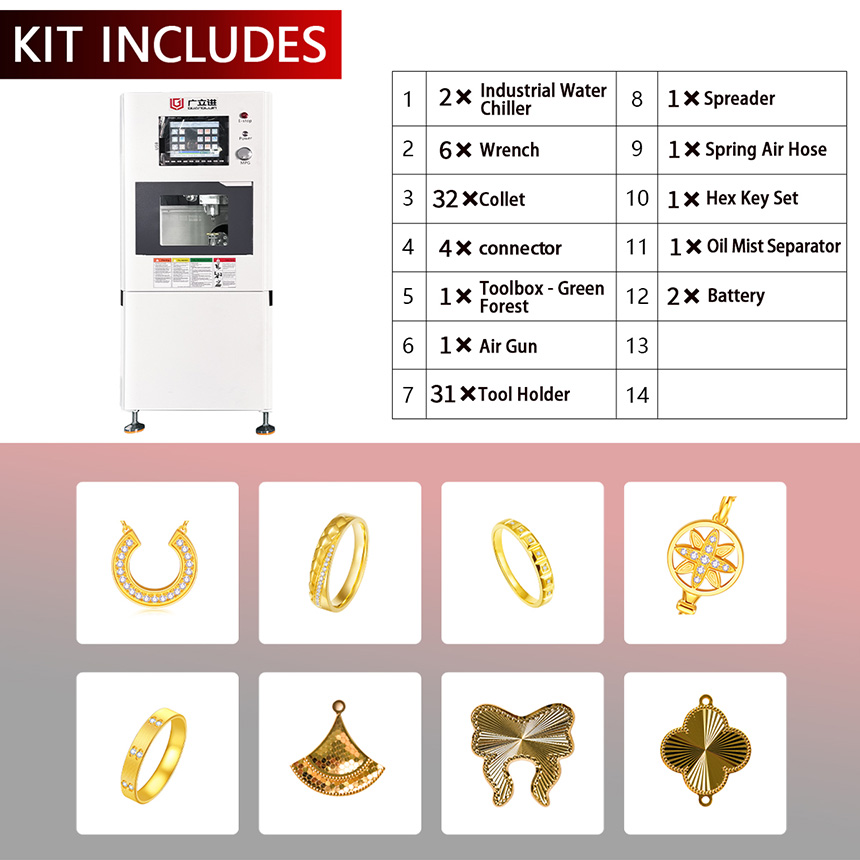 G7-300 Micro Seven Axis Engraving And  Milling Machine