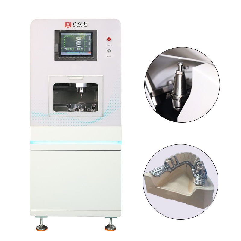 High Precision Cad Cam 5 Axis Dental Prosthesis Milling Machine