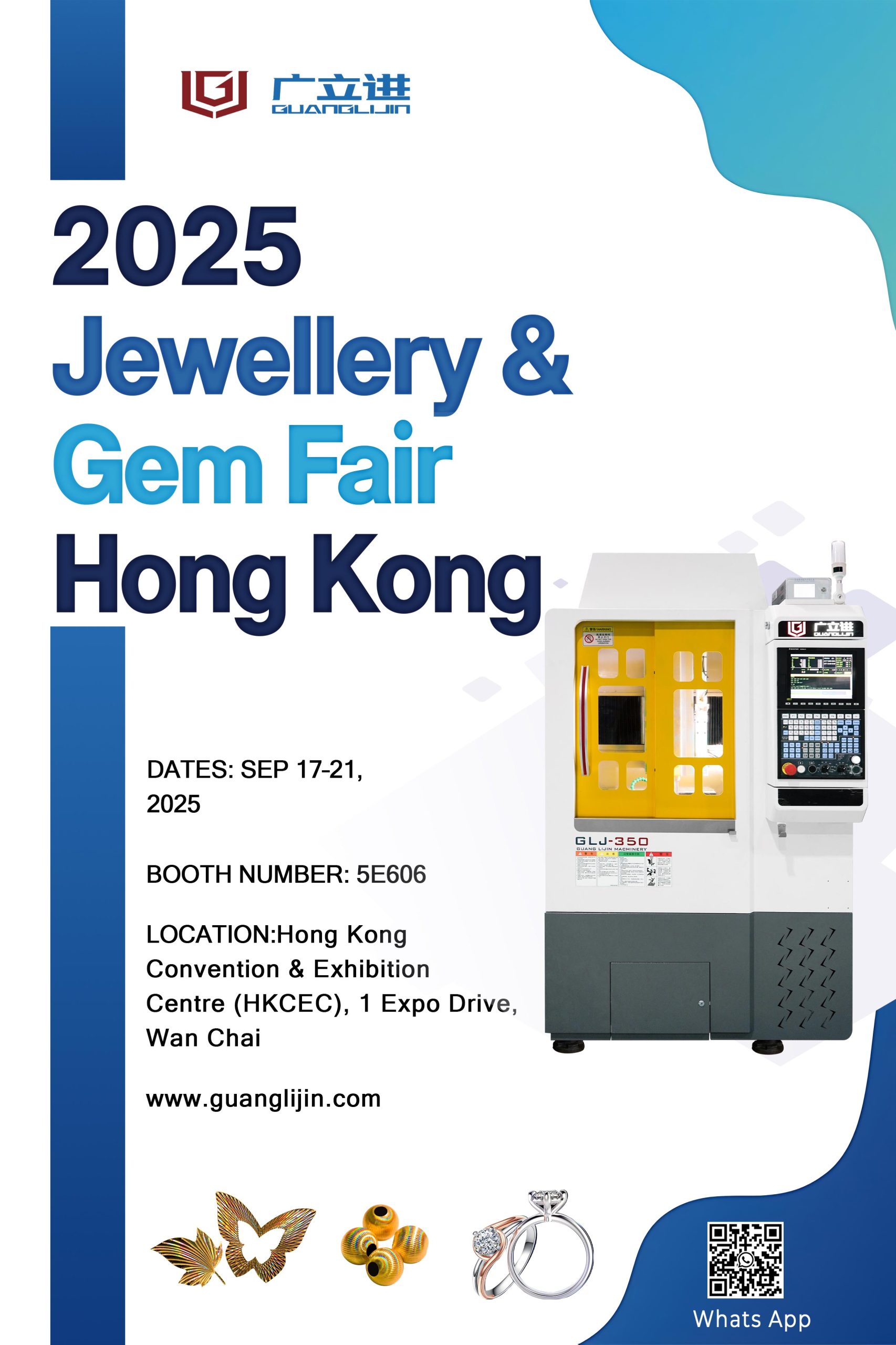 Jewellery &Gem FairHong Kong time：SEP 17-21 2025