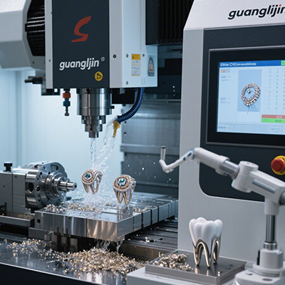Compact Small 5 Axis CNC Machine for Precision Parts