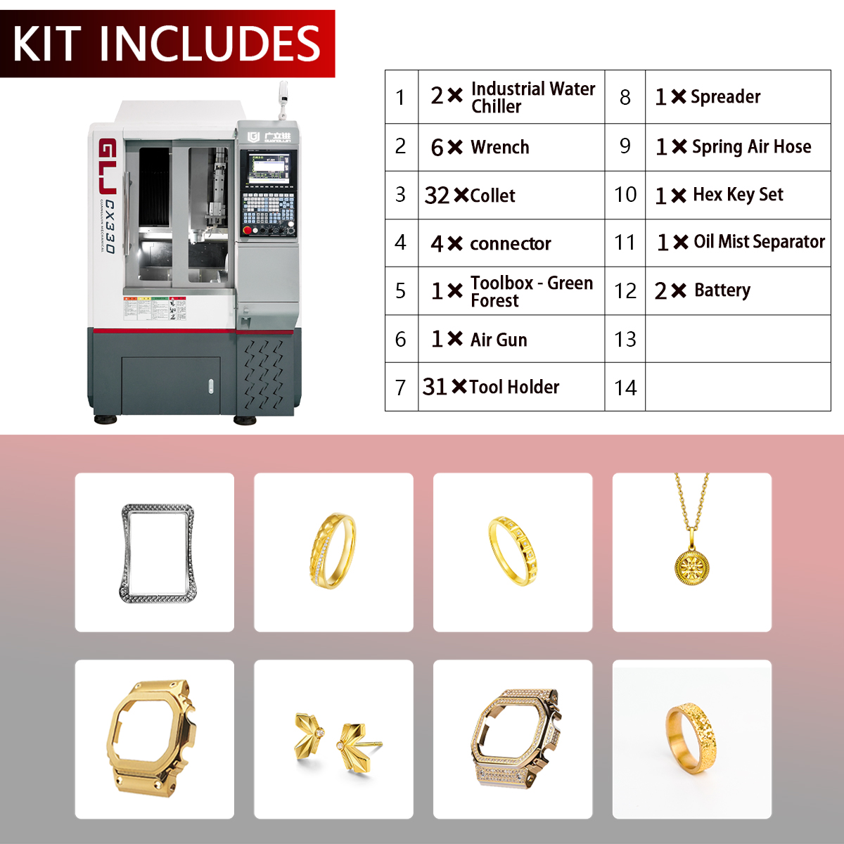G5-330 Ring Cnc Machine Turning And Milling Machining Center