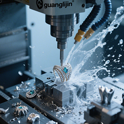 Industrial 9-Axis Gold CNC Systems