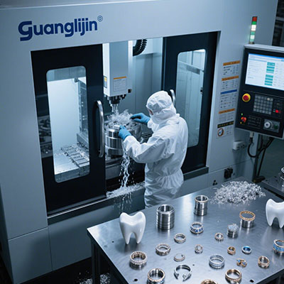 Industrial 5 Axis CNC for Gold Component